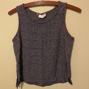 Cute checked tank top